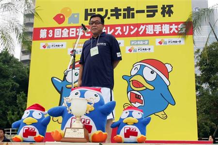 格闘技界への支援を続けるドン・キホーテの安田会長