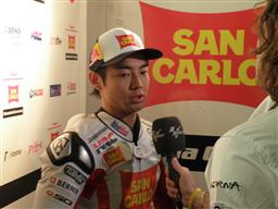 スペインGPで4位となった青山博一(写真は1日のフリー走行後)