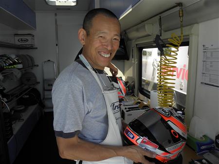 ARAIヘルメットを支えた、すぎさんこと杉原眞一氏。