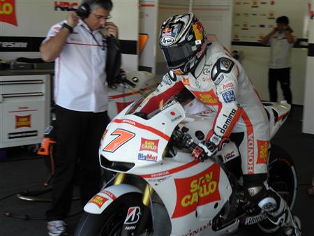 インディアナポリスGP9位の青山。序盤のつまづきがなければ…