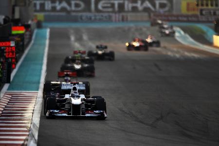 アブダビGPで10位となった小林可夢偉
