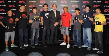 9月に東京で行われたUFC日本大会の記者会見