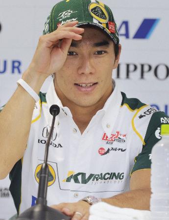 終盤は目立たなかった佐藤琢磨。写真は9月、インディジャパンの予選終了後