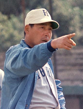 広島監督時代の根本陸男氏