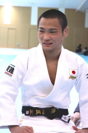 ロンドン五輪男子66キロ級代表の海老沼匡は立ち姿が美しい