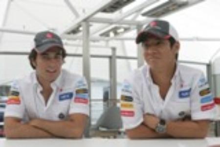 ペレス(左)にポイントでリードされているが、エースは可夢偉(右)だ Sauber