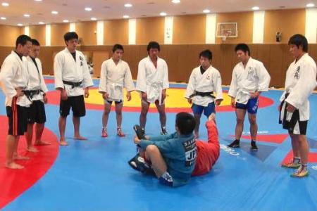 5月に東京で行われたサンボ講習会