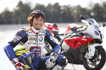 マン島TTレースで事故死した松下ヨシナリ氏 長見拓郎撮影
