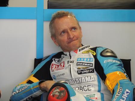 49歳で鈴鹿8耐に参戦し、3位となったケビン・シュワンツ