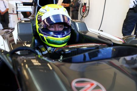 ザウバーからテストに参加した佐藤公哉 Sauber