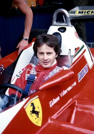 27番のフェラーリで活躍したジル・ビルヌーブ Ferrari