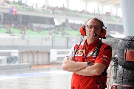 チーム代表の辞任を発表したステファノ・ドメニカリ=Ferrari