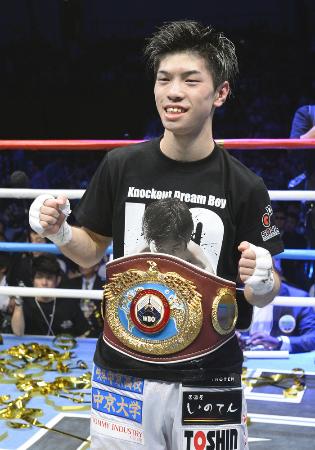 日本選手最速のプロ5戦でボクシング世界王者となった田中恒成