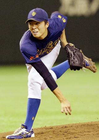 昨年の全日本大学野球で仏教大打線を完封した創価大・田中=東京ドーム