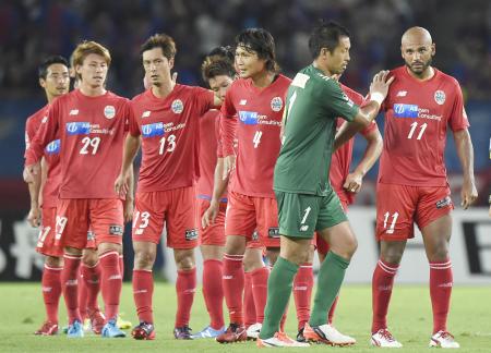 FC東京と引き分けに終わった山形イレブン=味スタ
