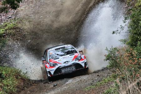 WRCのレースで疾走するヤリスWRC(日本名ヴィッツ)。日本でもこの勇姿を見ることはできるのか=TOYOTA GAZOO Racing