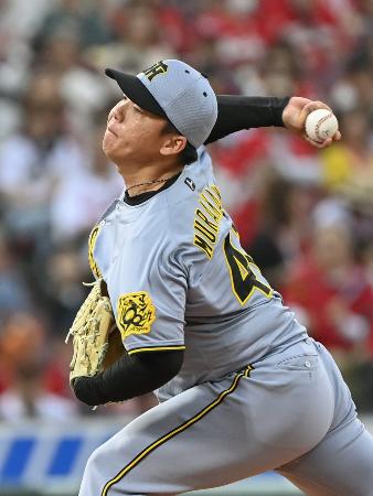 広島戦に先発した阪神・村上=マツダ