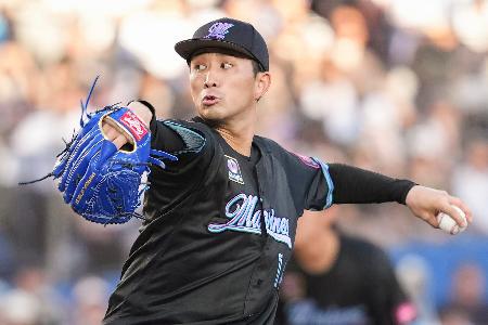 オリックス戦に先発したロッテ・小島=ZOZOマリン