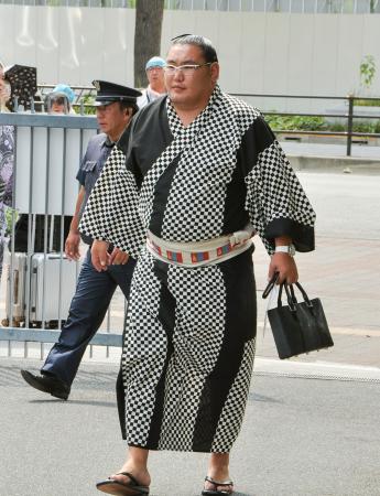 両国国技館を訪れた豊昇龍=6日