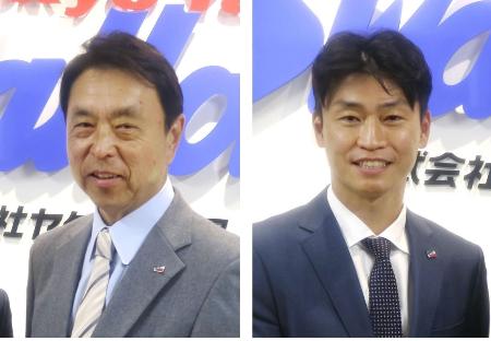 ヤクルトの小川淳司GM、青木宣親GM特別補佐