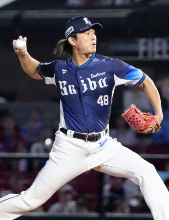 楽天戦に先発した西武・今井=楽天モバイルパーク