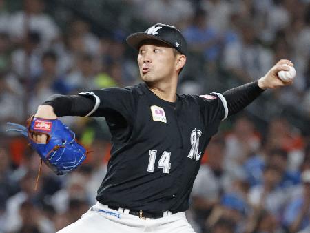 西武戦に先発したロッテ・小島=ベルーナドーム