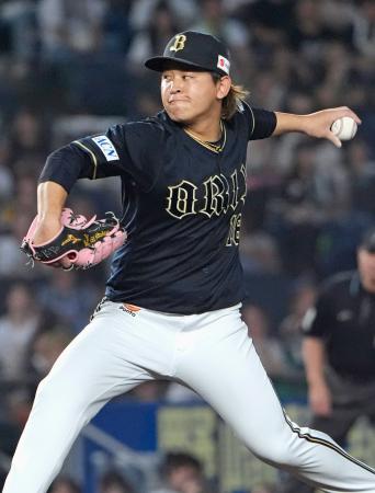 ロッテ戦に先発したオリックス・宮城＝ＺＯＺＯマリン 