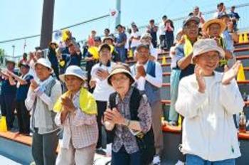 和歌山大会 地域挙げ大声援 南部高龍神分校見守る