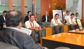 土浦日大 甲子園で堂々と戦う 県庁や土浦市役所など訪問