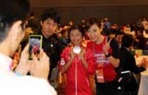 リラックスムードいざ本番 海響マラソン、おもてなし前夜祭