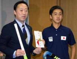 玖珂中ホッケー部の山本さん、日本代表入り 豪の大会へ