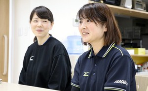 バレーボール 岡山を支える若手女性スタッフ 選手に人気の食事