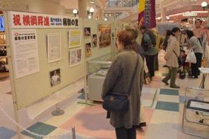 大相撲 「稀勢の里展」盛況 龍ケ崎市