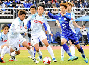 J2讃岐不発ドロー 山形と0―0