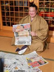 大相撲 稀勢の里「一生の思い出」 逆転優勝の春場所振り返る