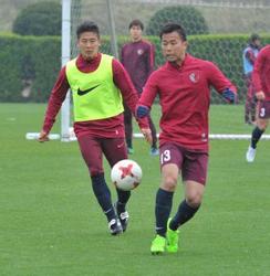 J1鹿島、中盤総入れ替え C大阪戦