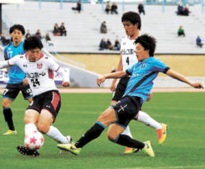天皇杯サッカー JFLソニー仙台、J3盛岡に競り負ける